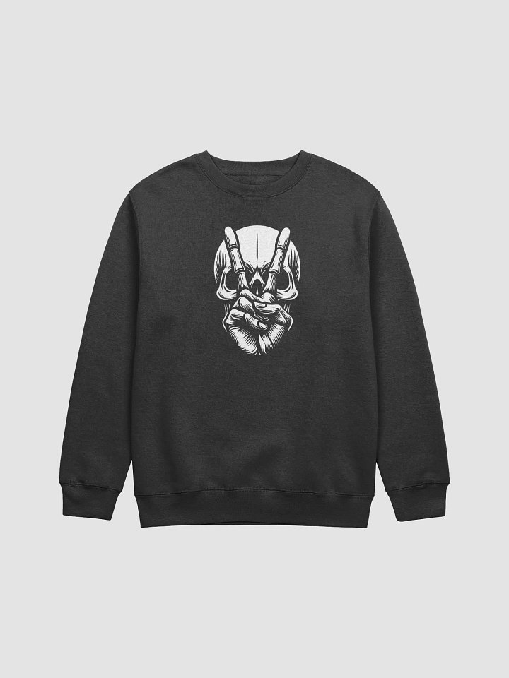 Skull Arsenal Premium Crewneck | AI Design peace skull image product image (1)