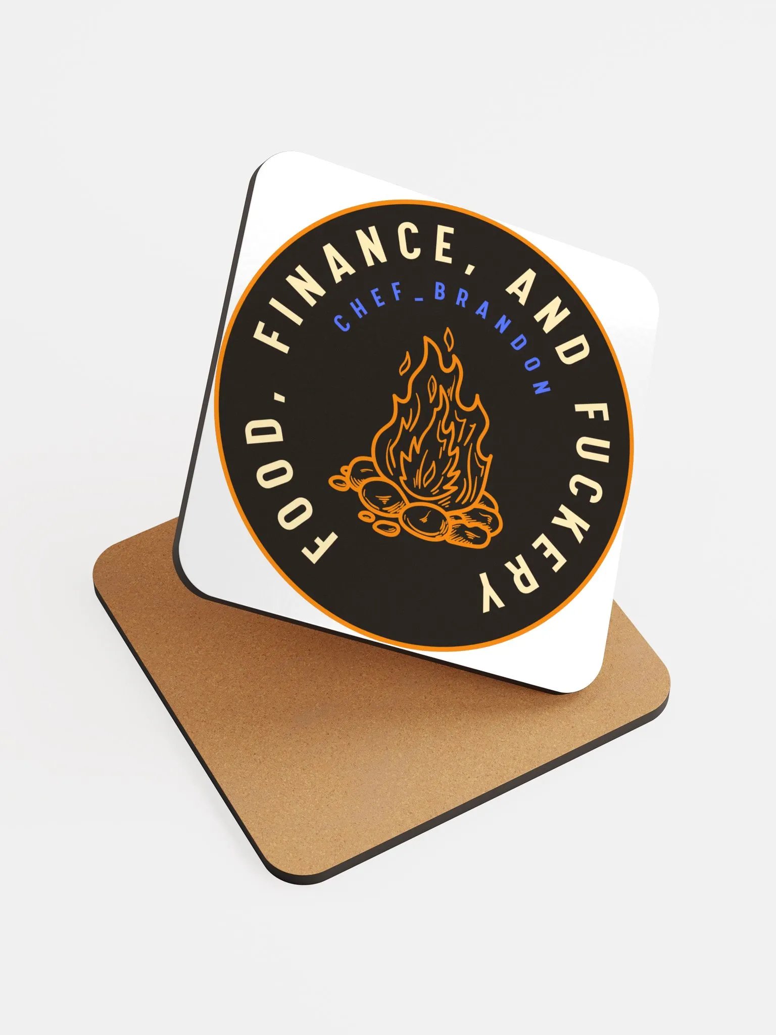 Food Finance and Fuckery Coaster product image (3)