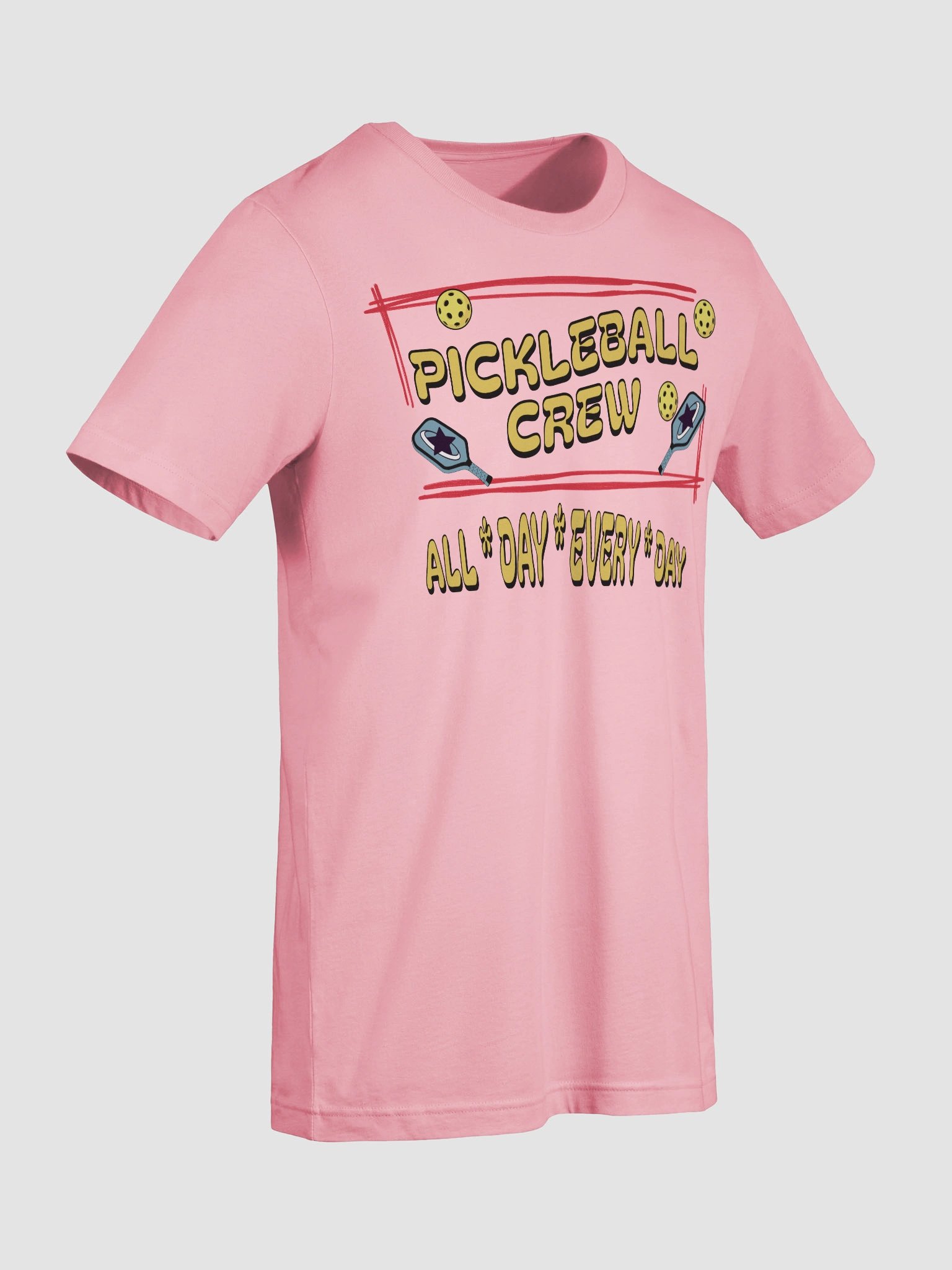 Pickleball Crew All Day Every Day Playful T-Shirt product image (3)