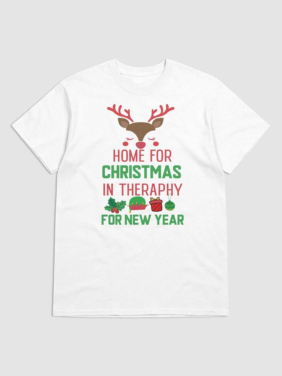 Home for Christmas Festive Tee Shirt Gildan 5000 USA product image (1)