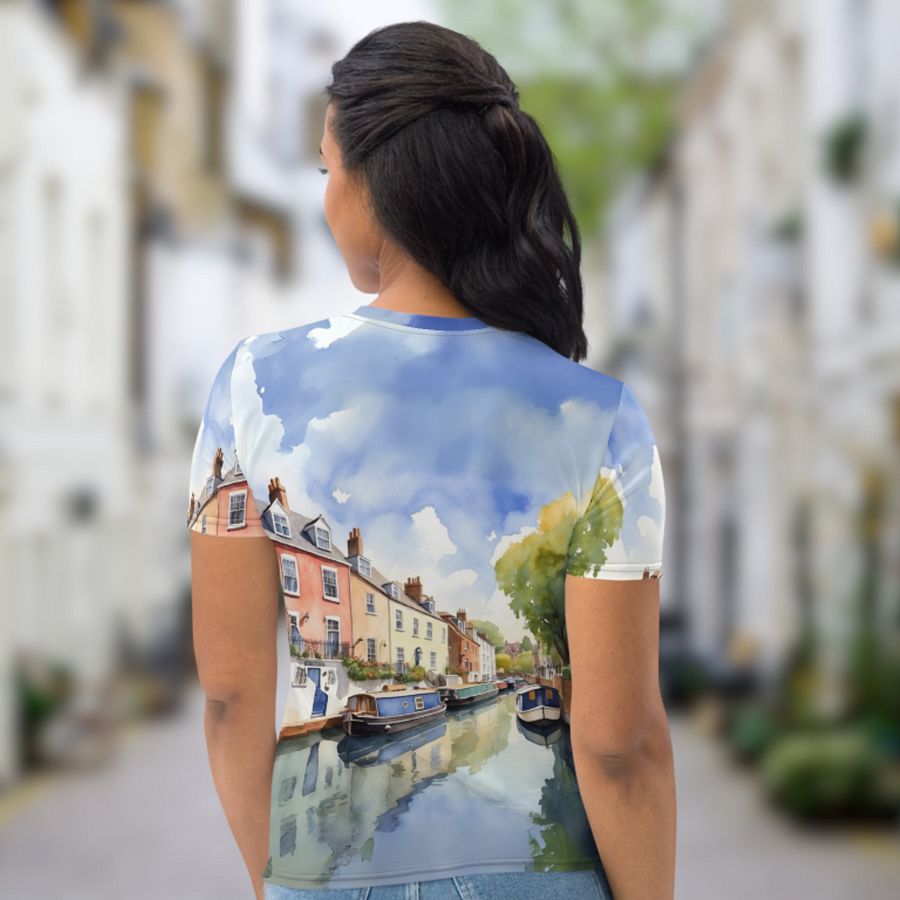 Little Italy - England - All Over Print - Watercolor - T-shirt product image (10)