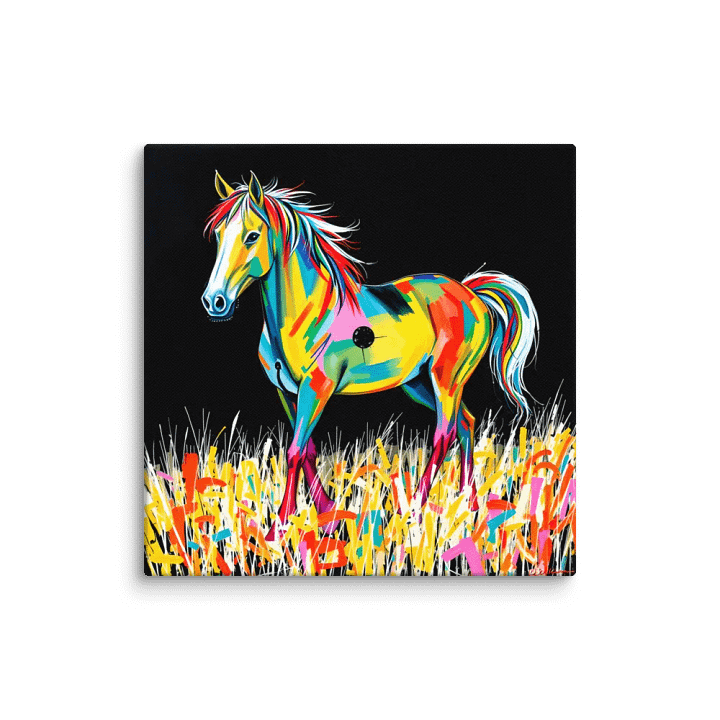 Vibrant Equine Expression Canvas product image (13)