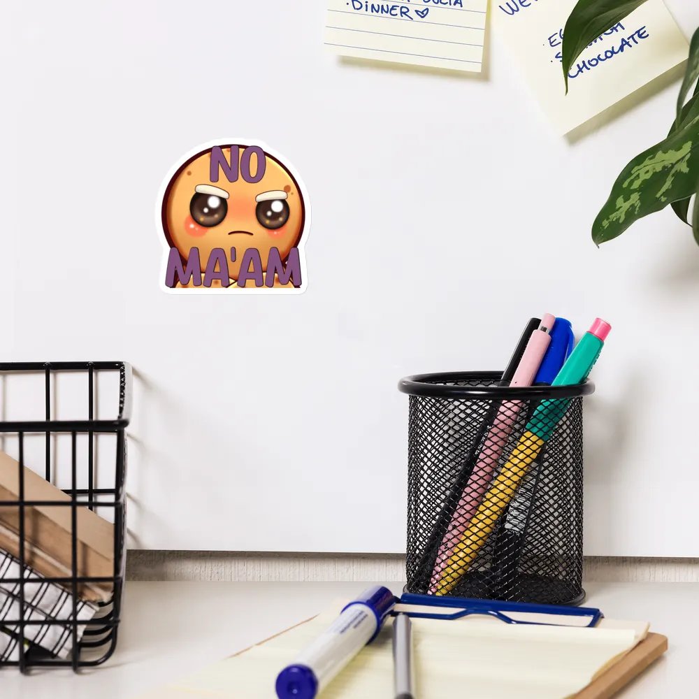 NO MA'AM Magnet product image (10)