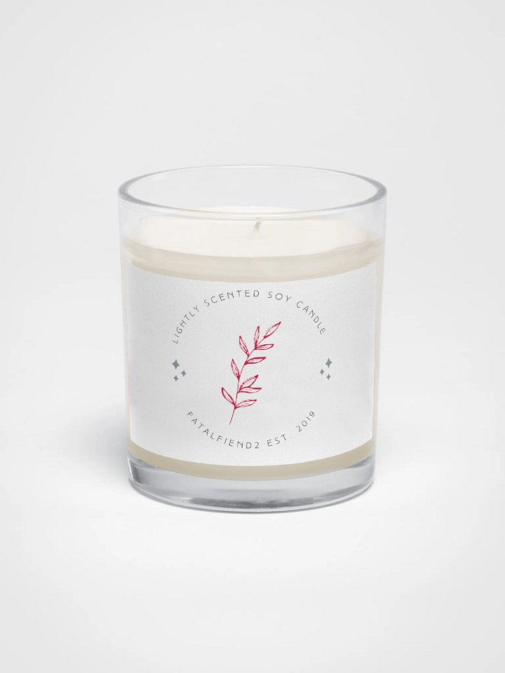 Lightly scented soy candle product image (1)