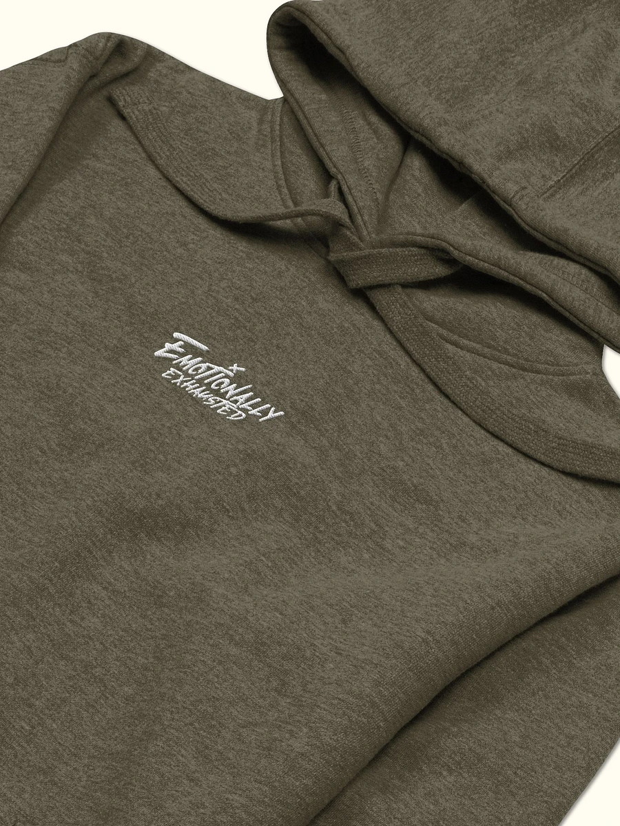 Emotionally Exhausted - Embroidered Hoodie