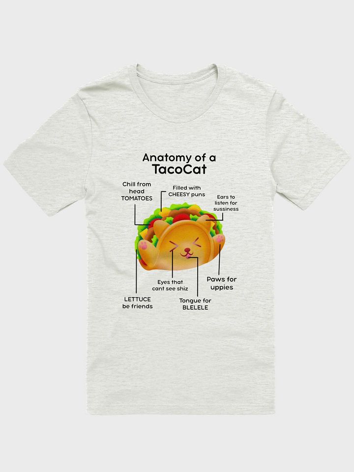 TacoCat Anatomy B+C T-Shirt product image (1)