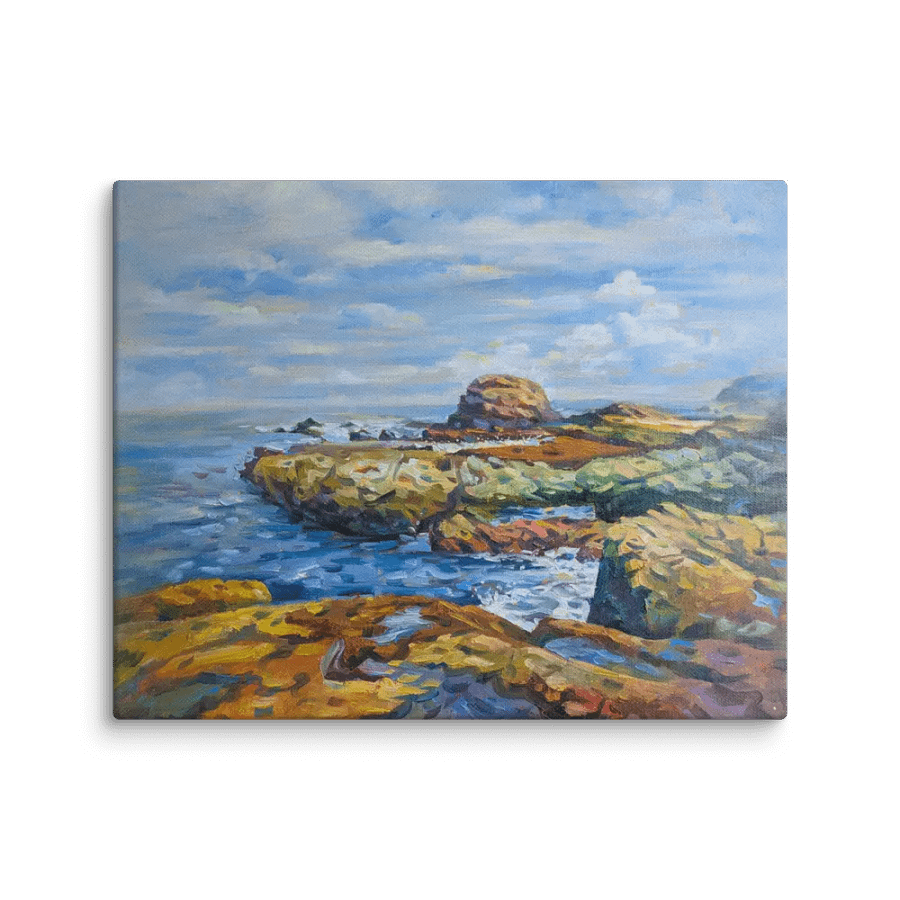 Seaside Landscapes-Oil Painting Canvas Print product image (1)