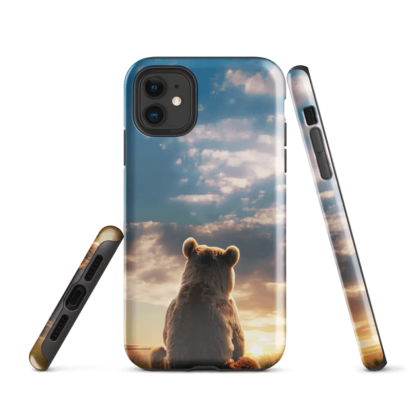 Calm Bear Tough Case for iPhone