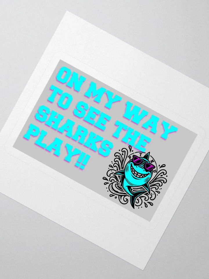 PTKU Sharks Sticker product image (2)
