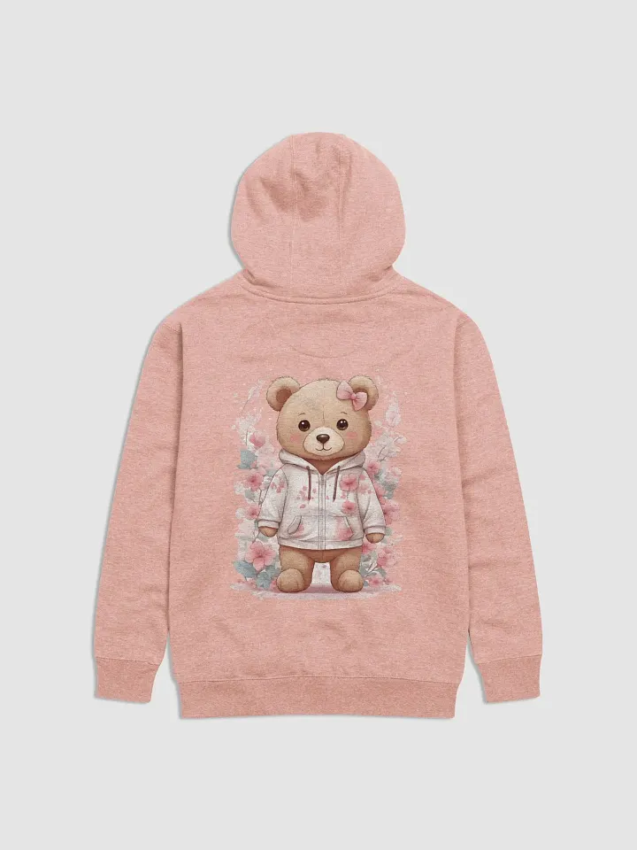 Floral Teddy Bear Unisex Hoodie product image (6)
