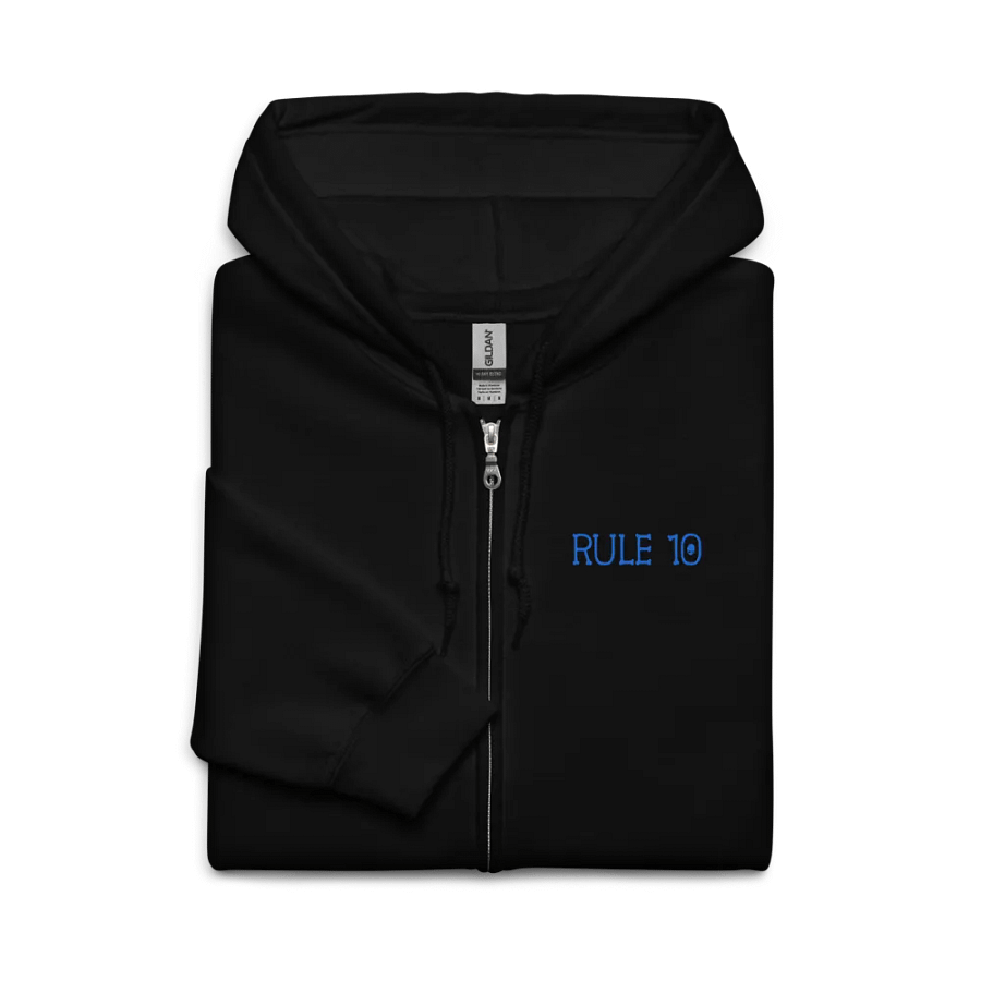 Rule 10 Zip-up Hoodie product image (7)