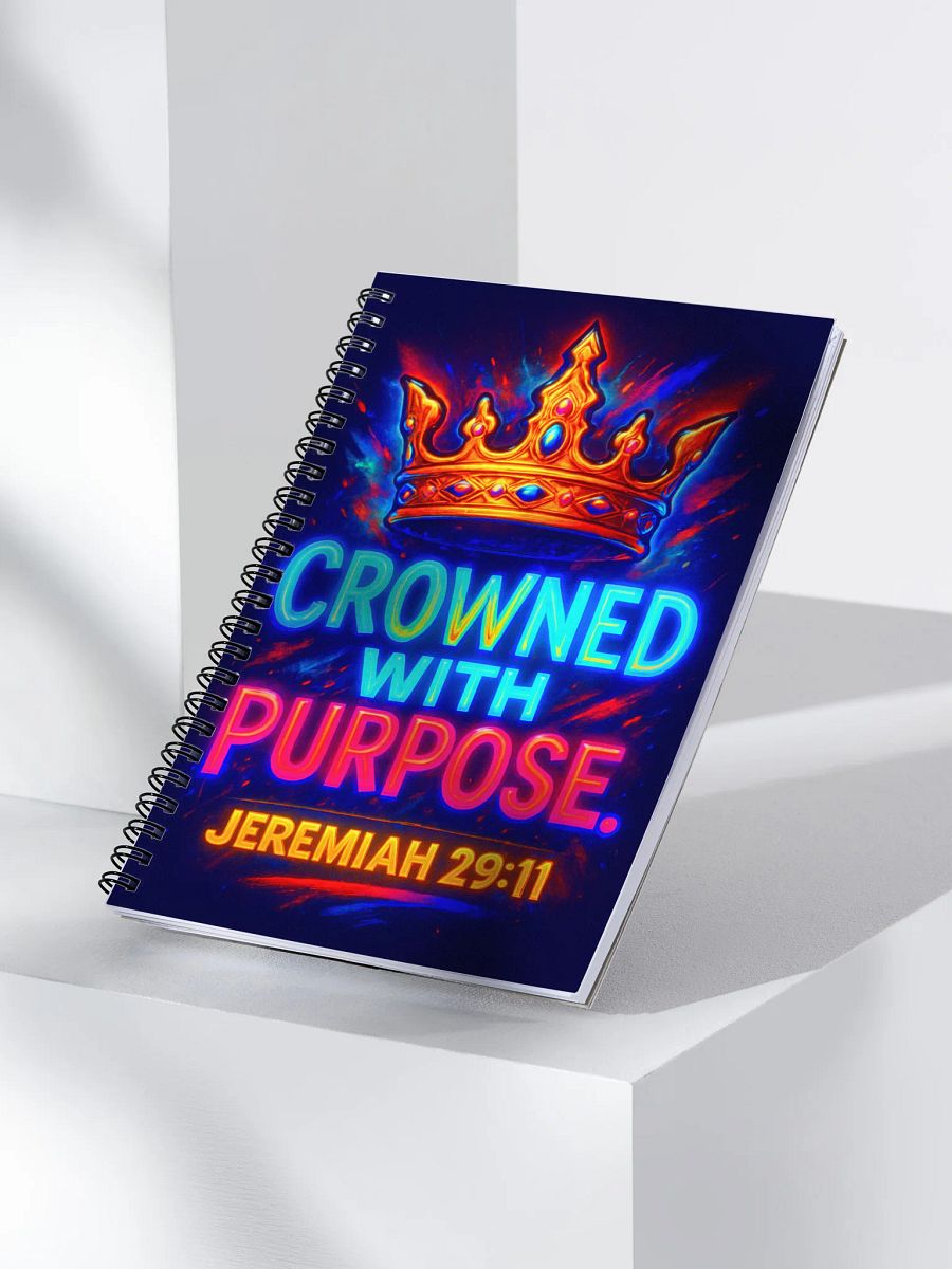 ✨ Crowned with Purpose Spiral Notebook product image (3)