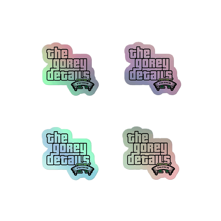 TGD - Kiss-Cut Holographic Sticker Sheet product image (2)
