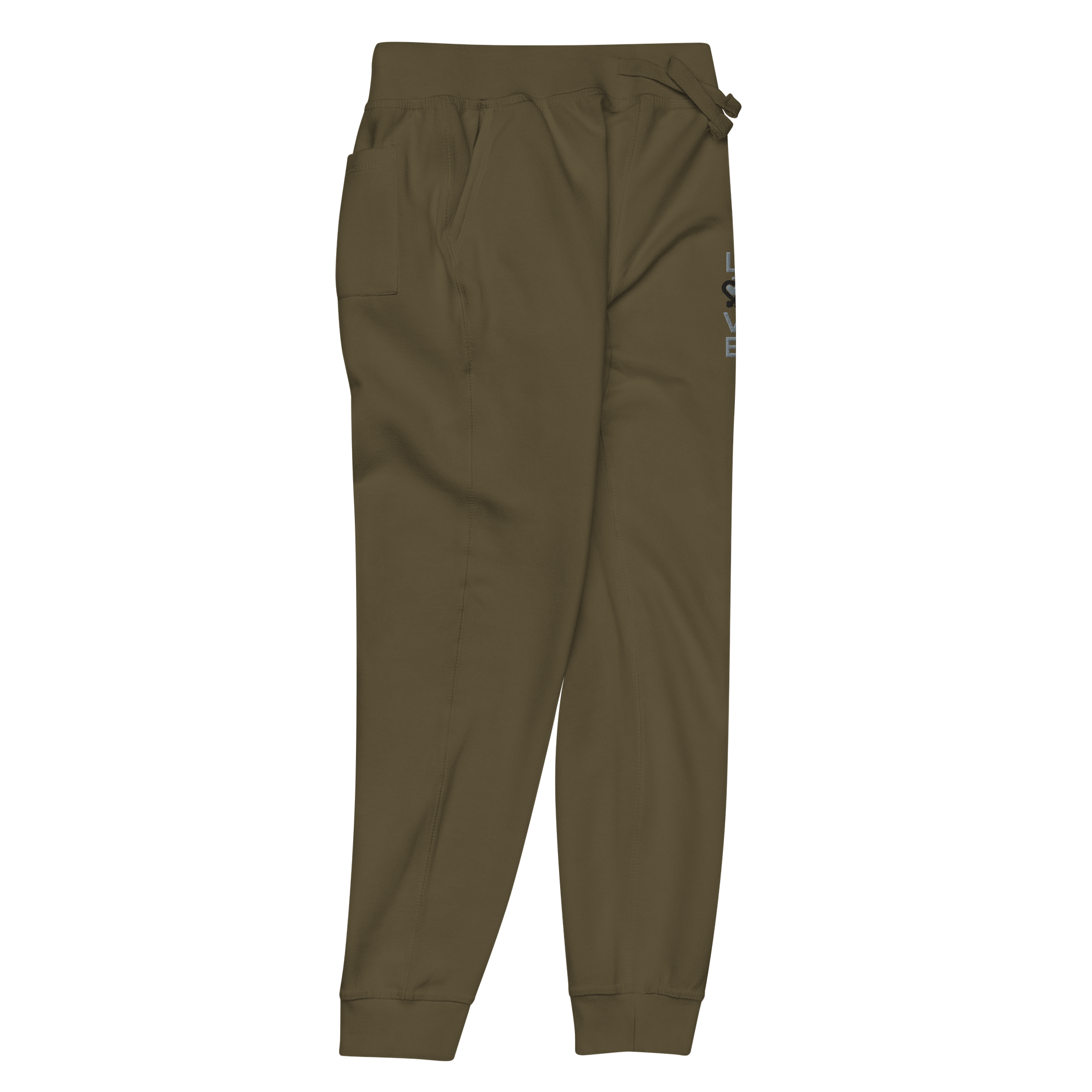 L2A 2025 Drab Slim Embroidered Fleece Joggers product image (6)