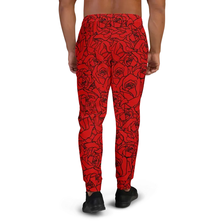 Loads of Roses · red-black joggers product image (2)