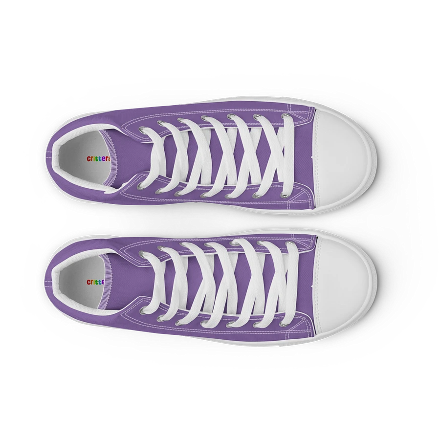 Purple and White Flower Sneakers product image (52)