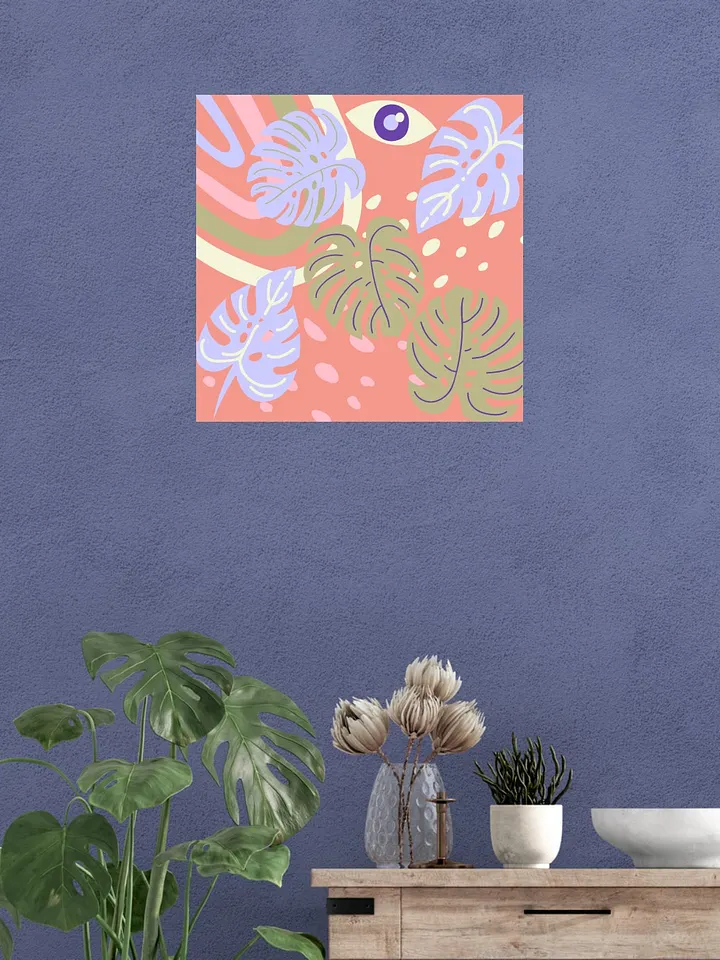 Pastel Monstera Leaves product image (1)