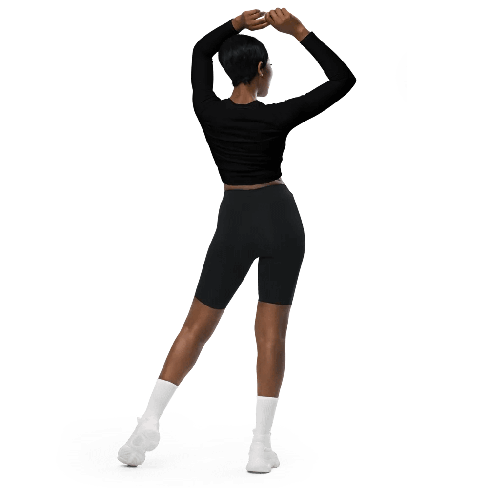 Long Sleeve Black Crop Top product image (4)