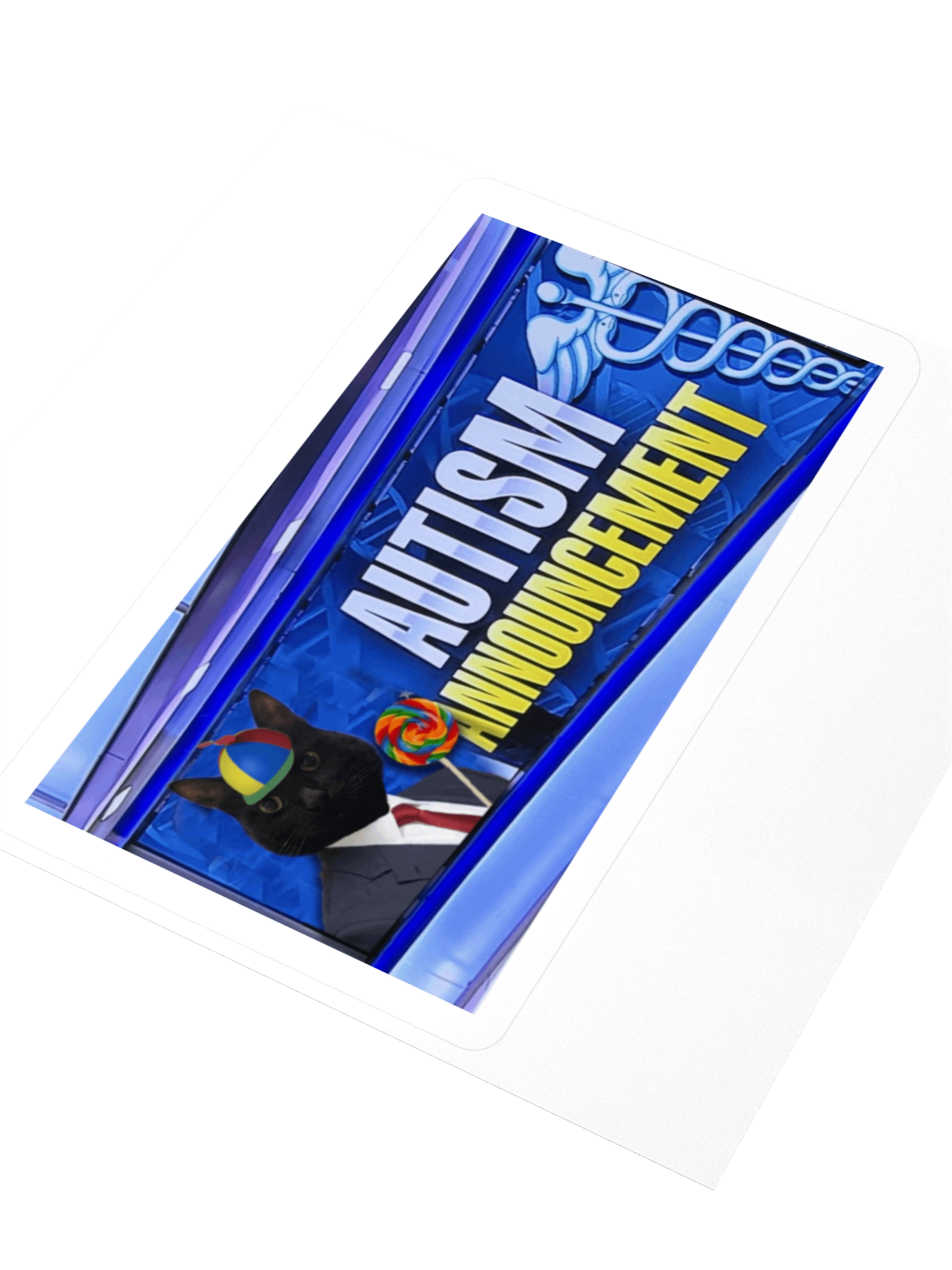 Autism Announcement Sticker | Poop_Ghost product image (9)