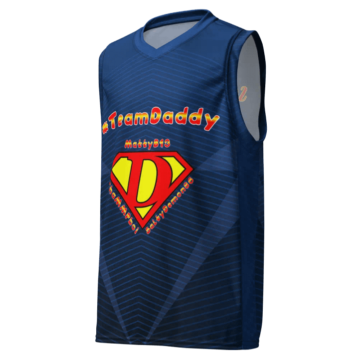 #team daddy basketball jersey product image (2)