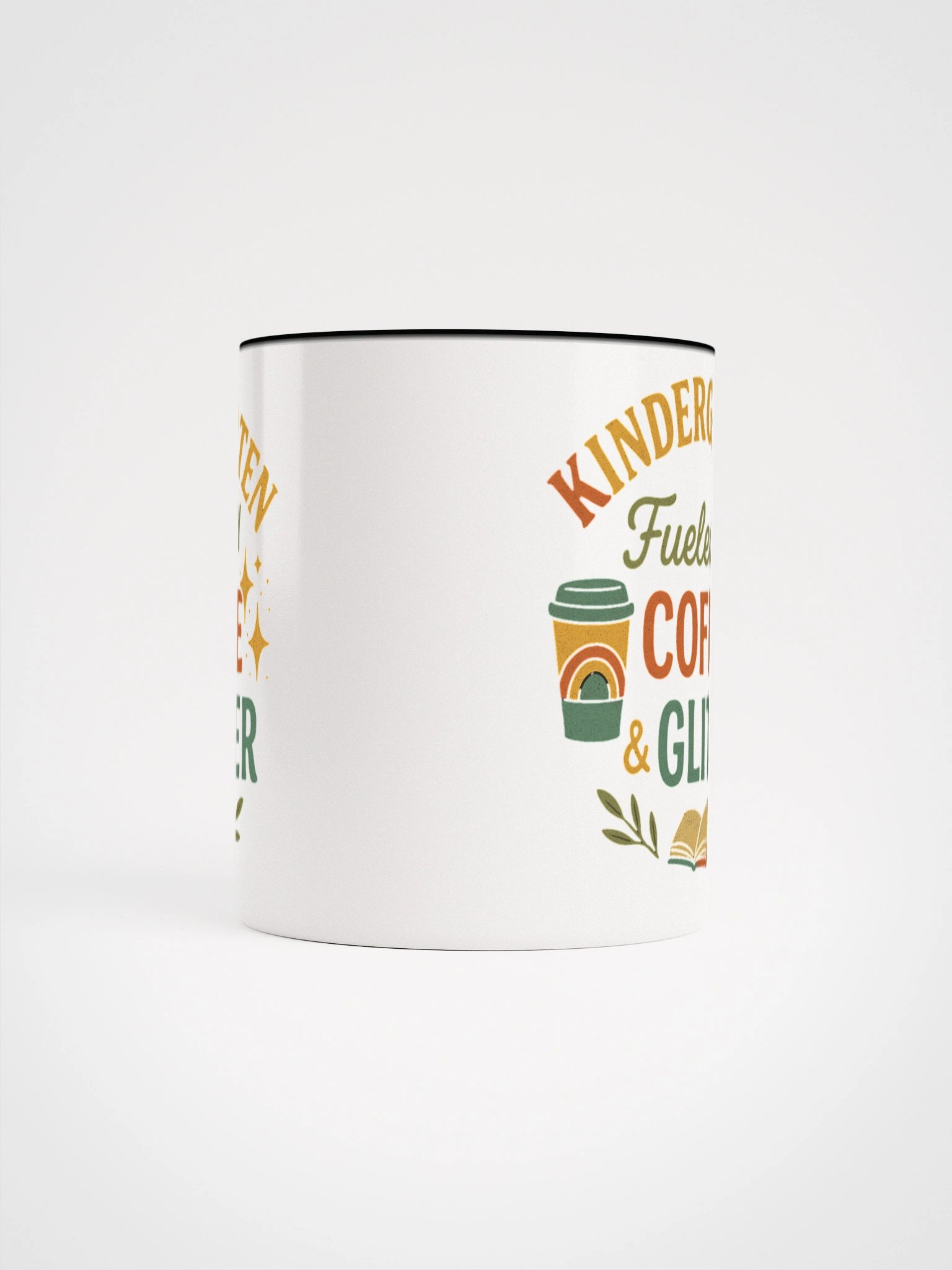 Fueled by Coffee & Glitter Mug – Funny Gift for Kindergarten Teachers product image (66)