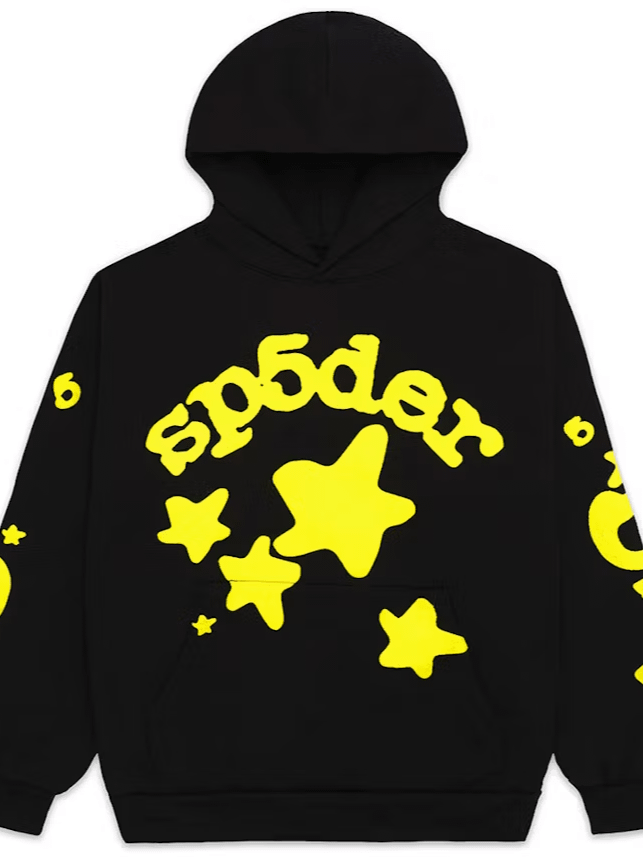 Sp5der Beluga Hoodie Onyx/Yellow product image (1)