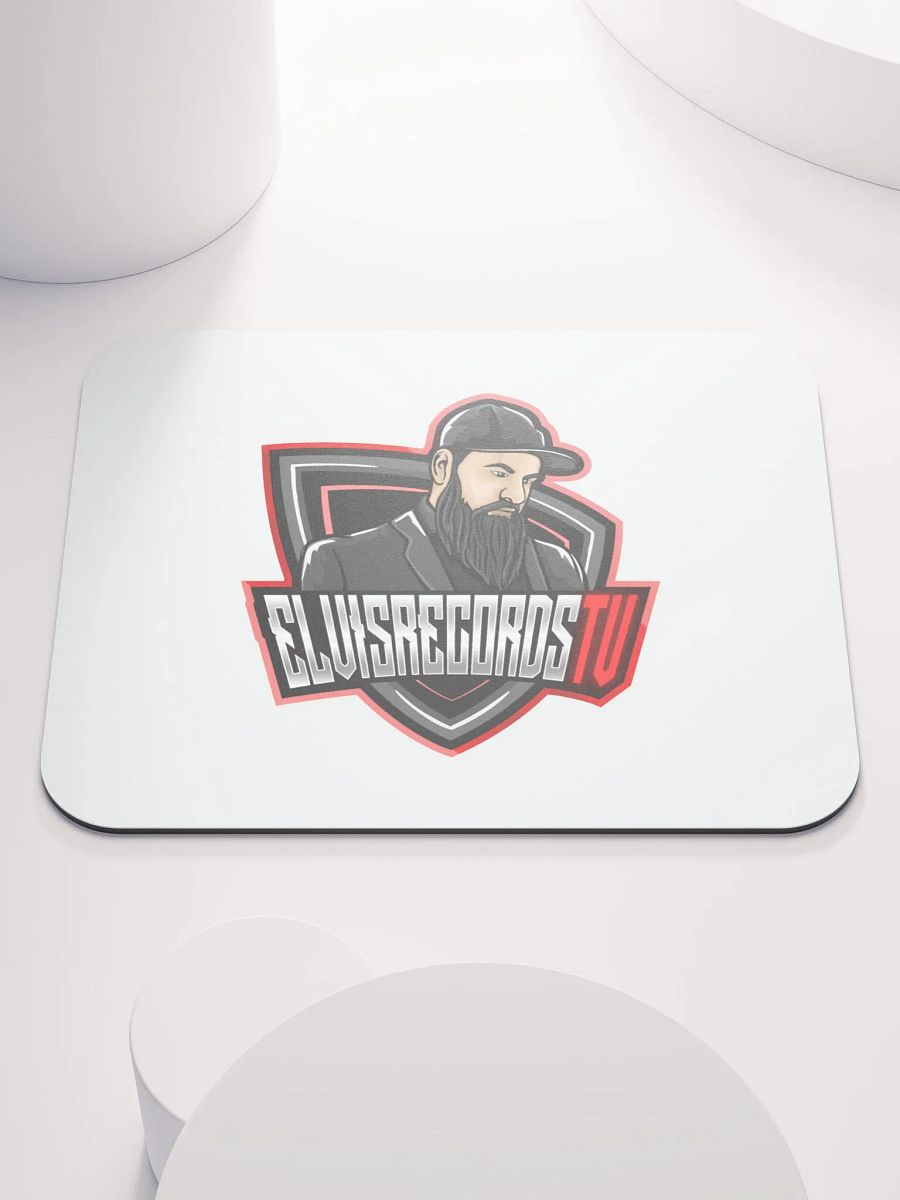 ELVISRECORDSTV Elusive Emblem Mouse Pad product image (1)