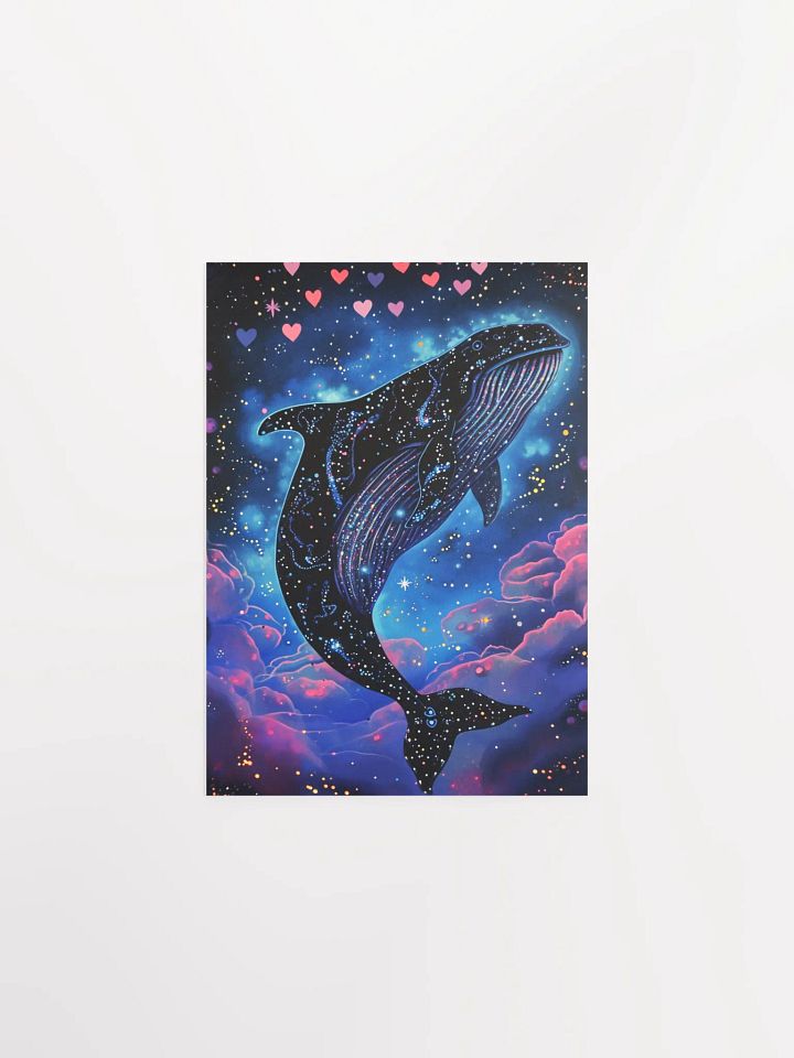 Celestial Whale Dreams Poster product image (2)