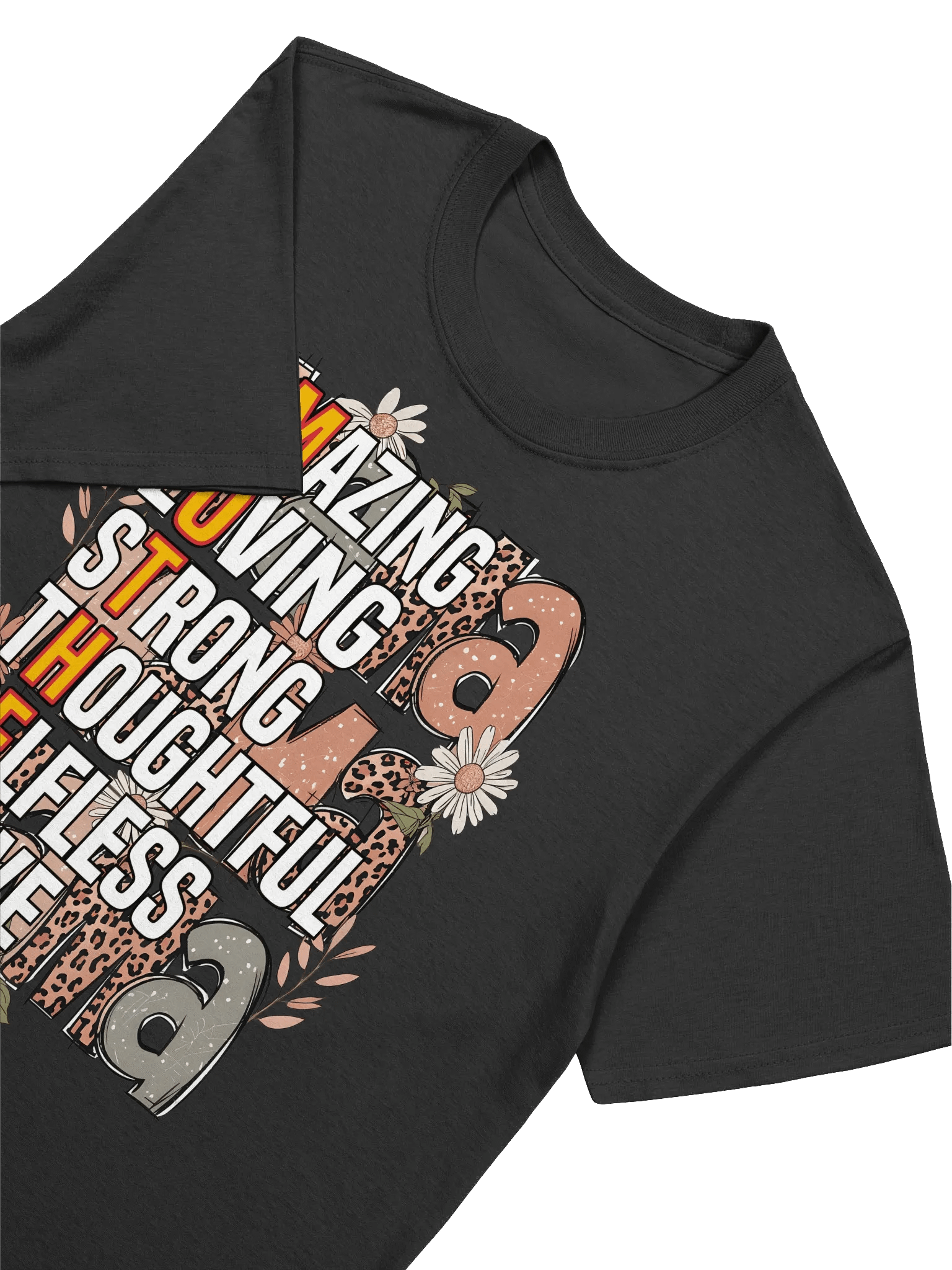 Amazing Mama - Positive Mother Adjectives Graphic T-Shirt product image (21)