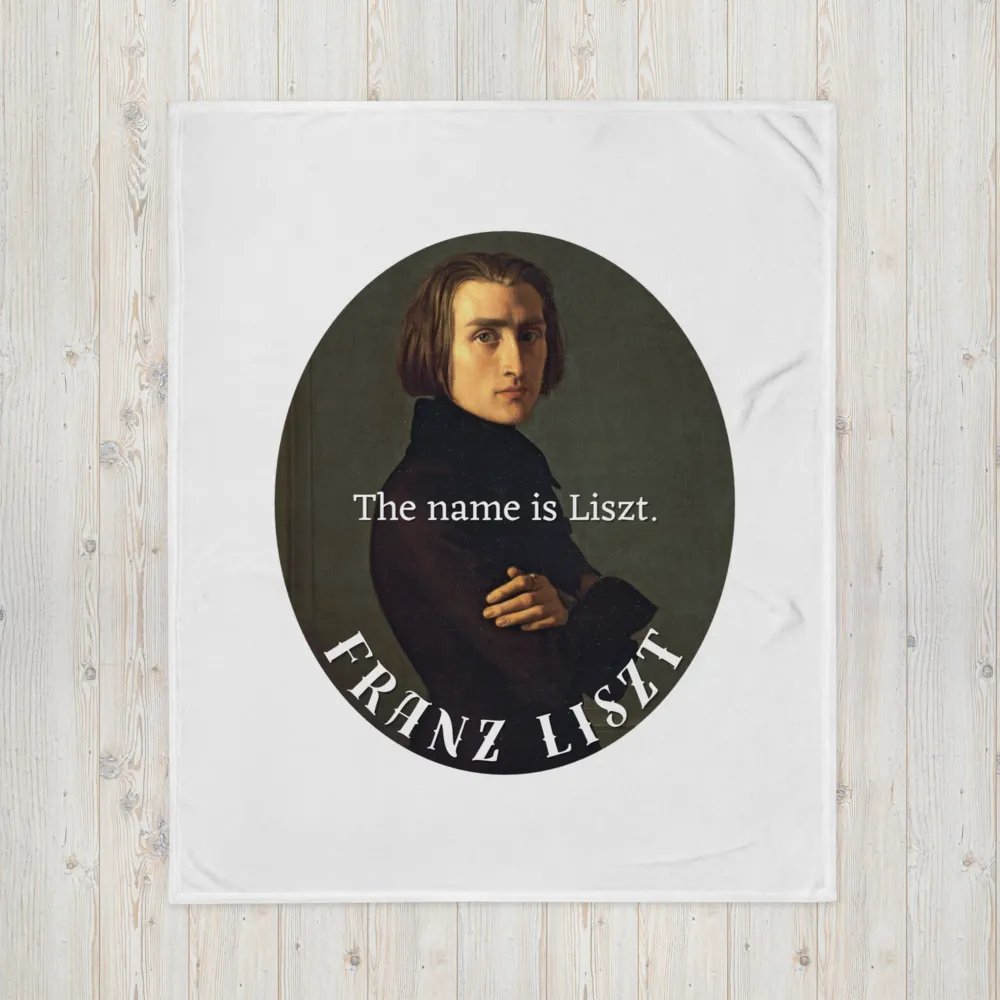 The Name is Liszt. Franz Liszt | Blanket product image (4)