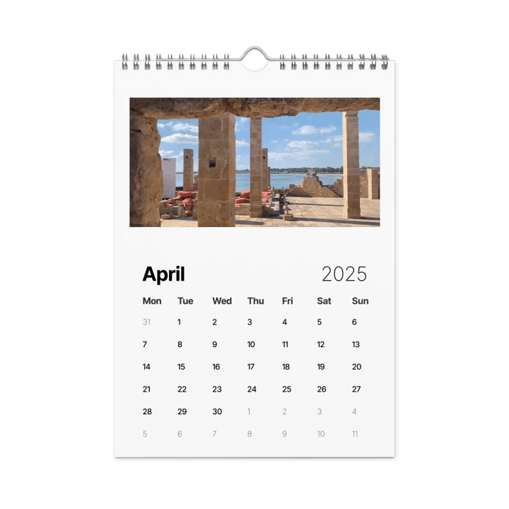 Mia Sicilia wall calendar 2025 product image (1)