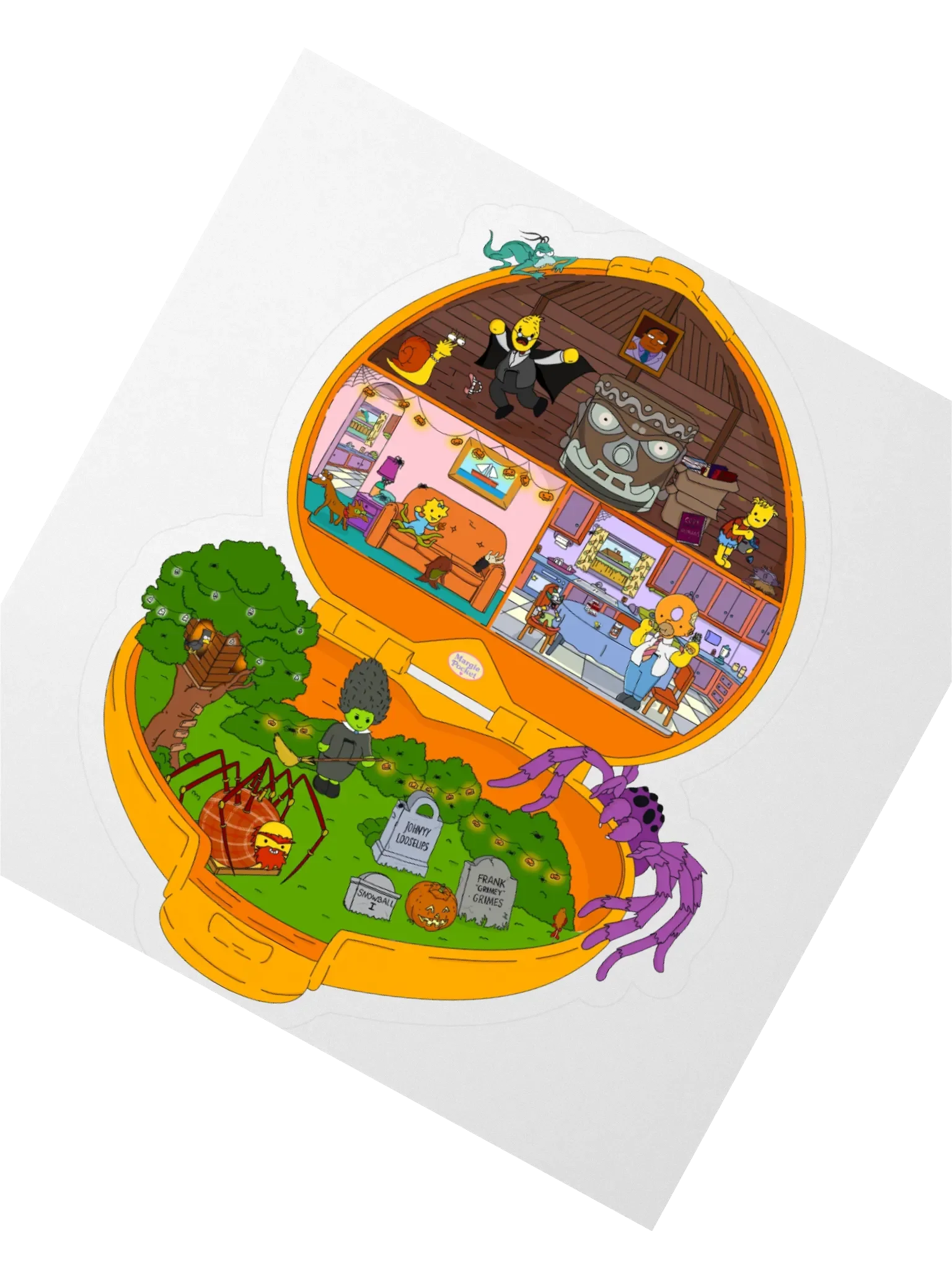 spooky pocket sticker product image (2)