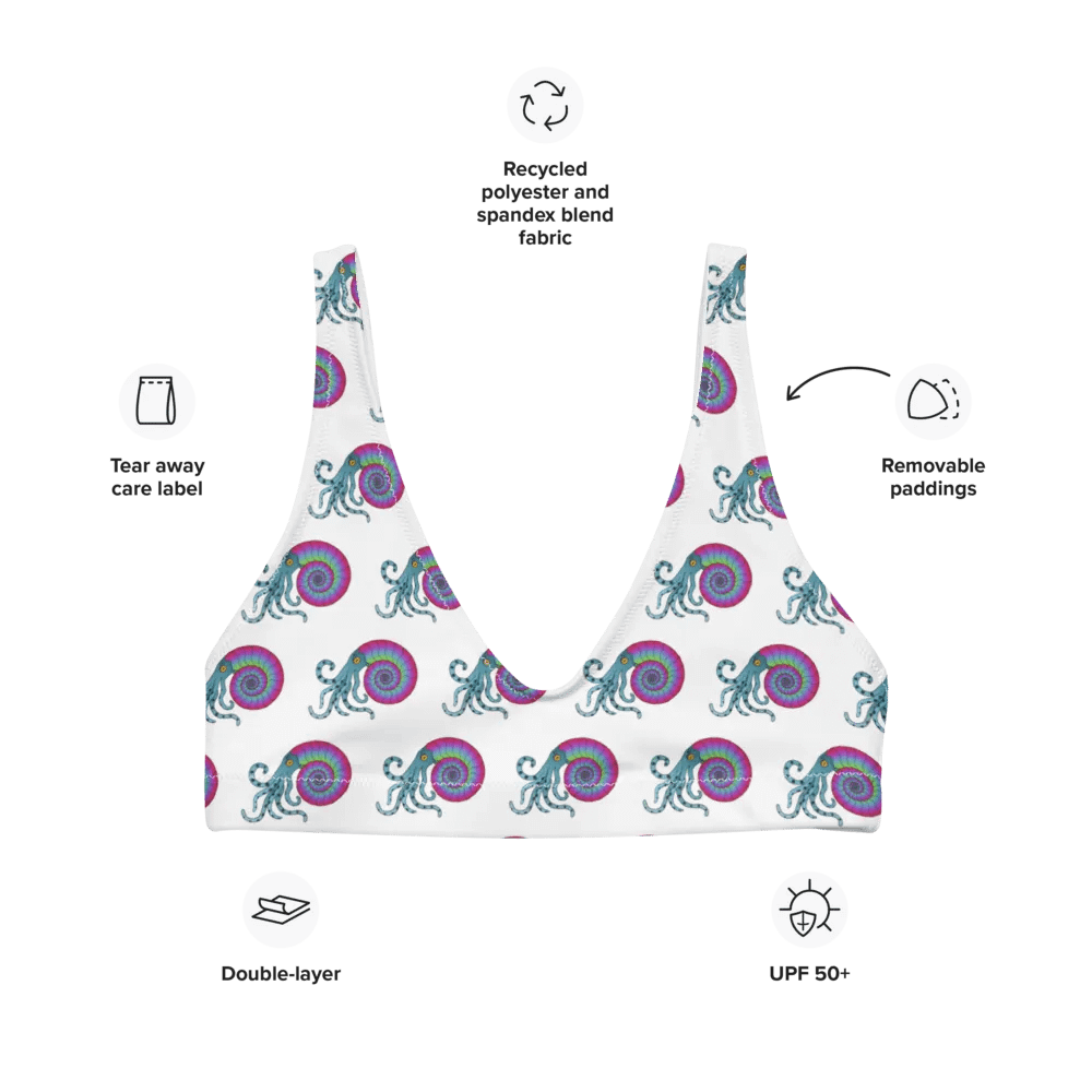 Ammonite Symmetry Padded Bikini Top product image (10)