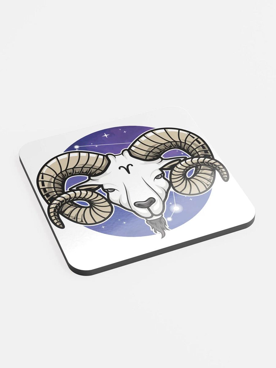 Cosmic Aries Ram Cork Coaster product image (2)