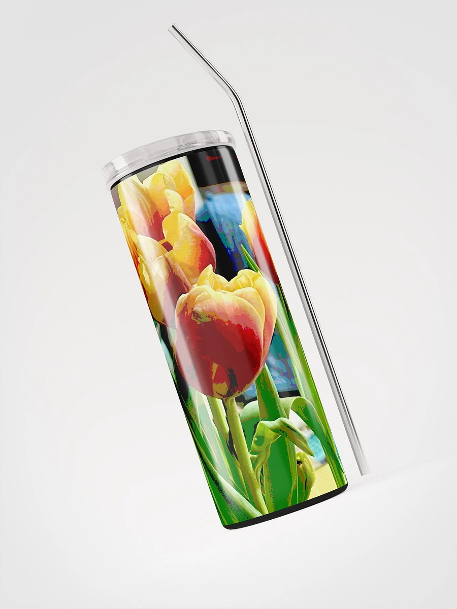 Miniaday Designs Tulips Stainless Steel Tumbler product image (3)