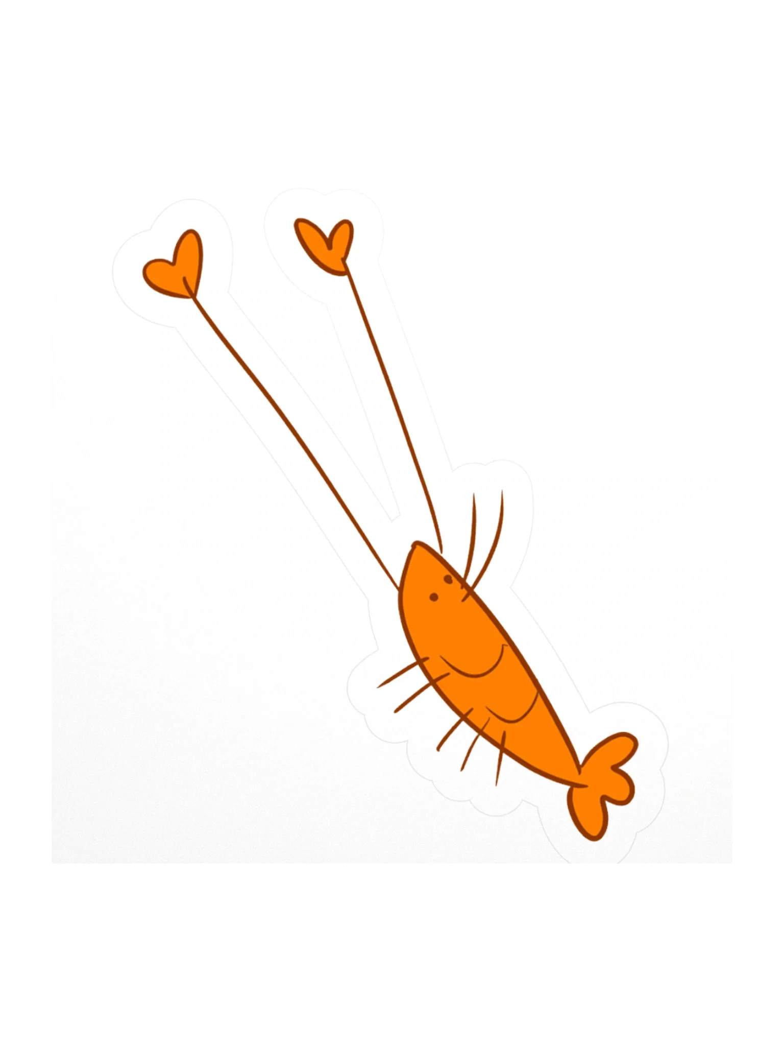 SHRAMPS - Orange Sticker product image (1)