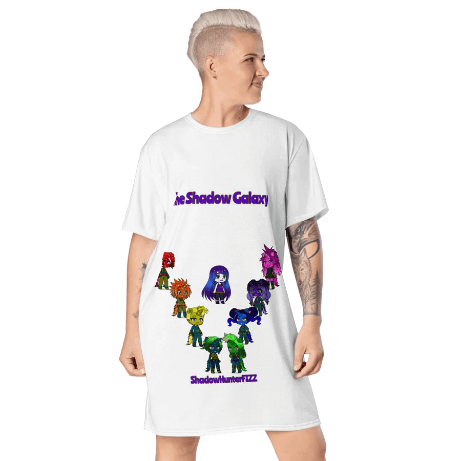 The Shadow Galaxy (Shadow Unicorns) T-Shirt Dress product image (6)