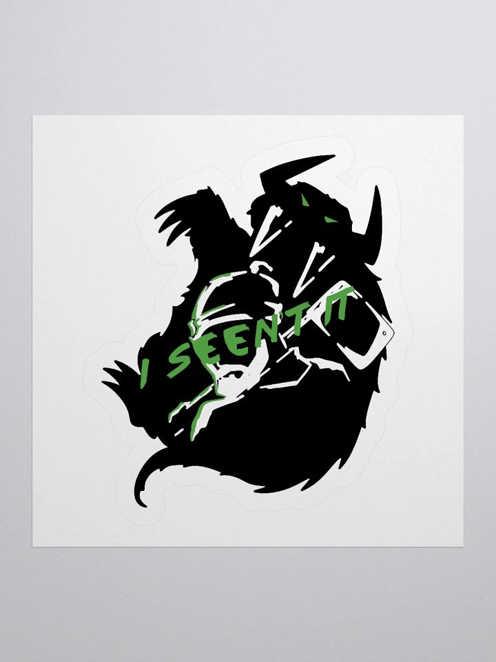 I Seen't It (Hodag) Sticker product image (2)