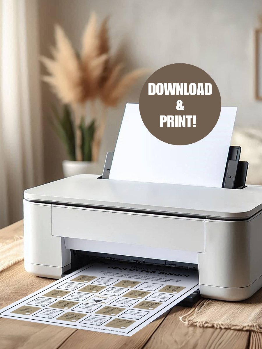 Printable Decluttering BINGO Card product image (3)