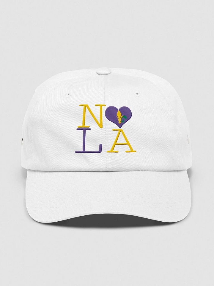 I LOVE NOLA **EMBROIDERED CAP BIGSHOT LOGO** (MARDI GRAS 3) product image (1)