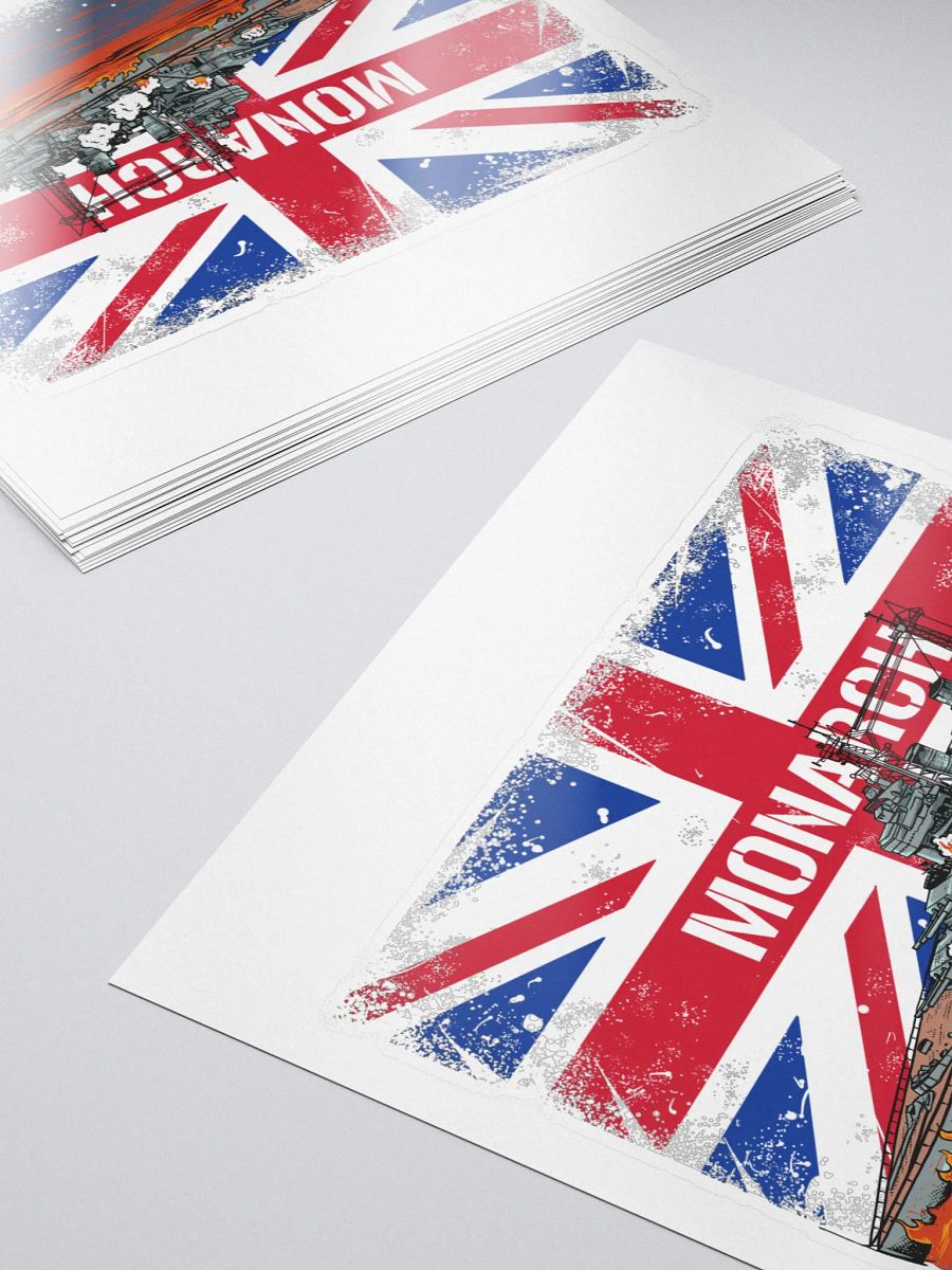 Burning Monarch Sticker product image (5)