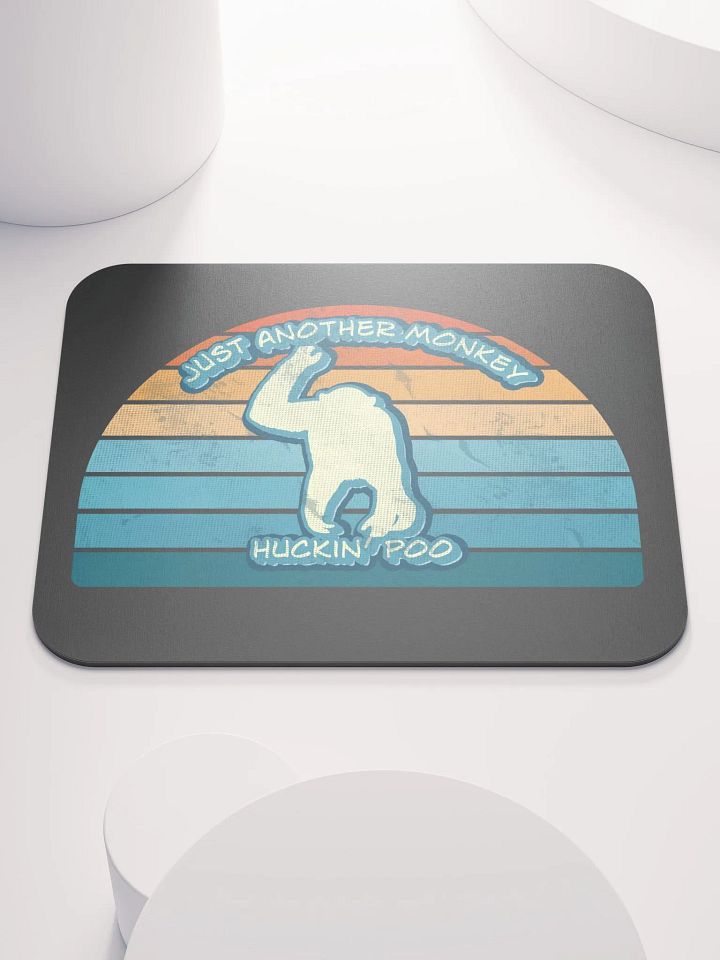 Retro Poo - Mouse Pad product image (1)