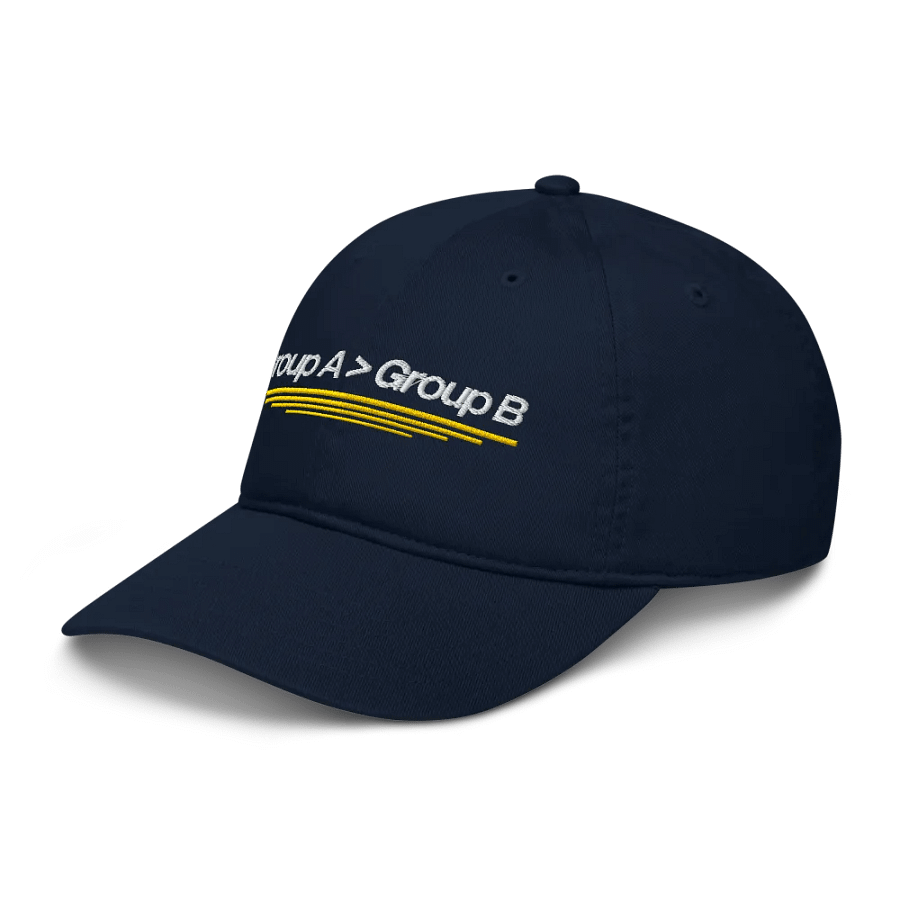 Group A was better than Group B Hat product image (4)