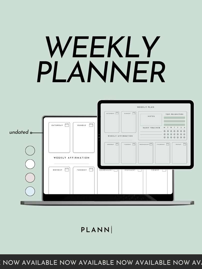 Digital Weekly Planner | PLANNI product image (1)