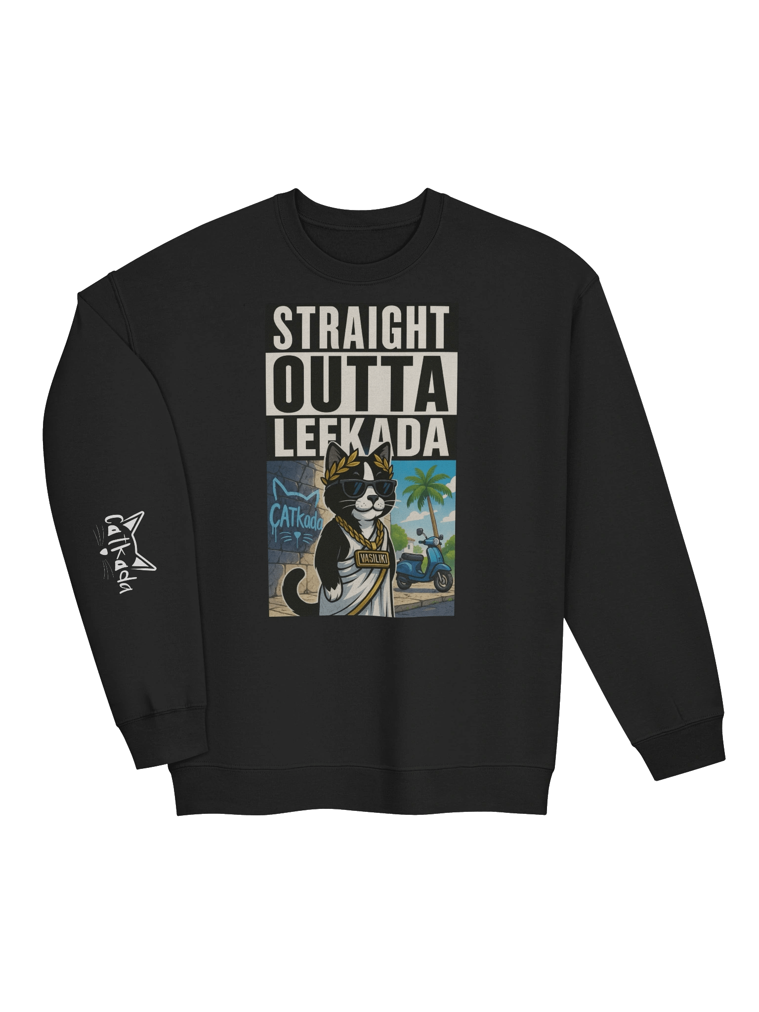 STRAIGHT OUTTA LEFKADA CREWNECK product image (7)