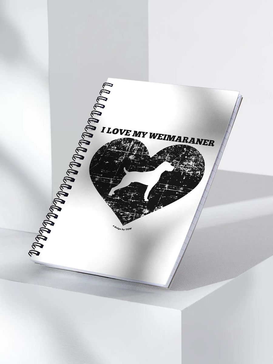 I Love My Weimaraner - Spiral Notebook product image (2)