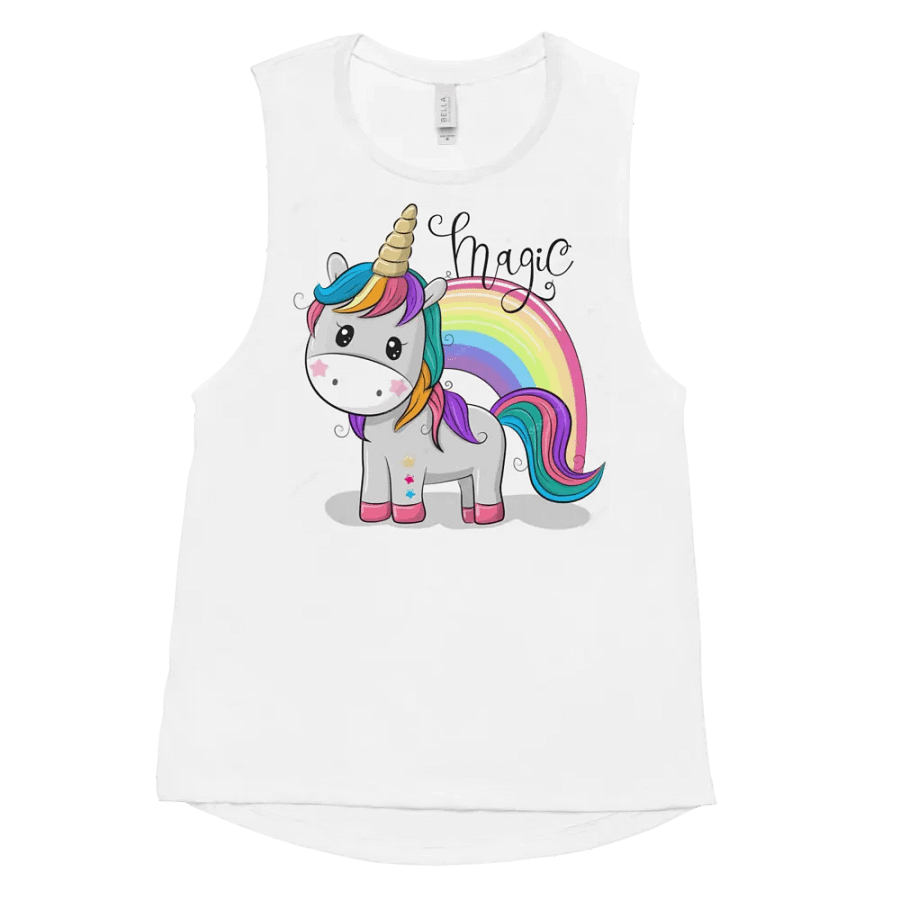 Magical Unicorn Flowy Muscle Tank product image (11)