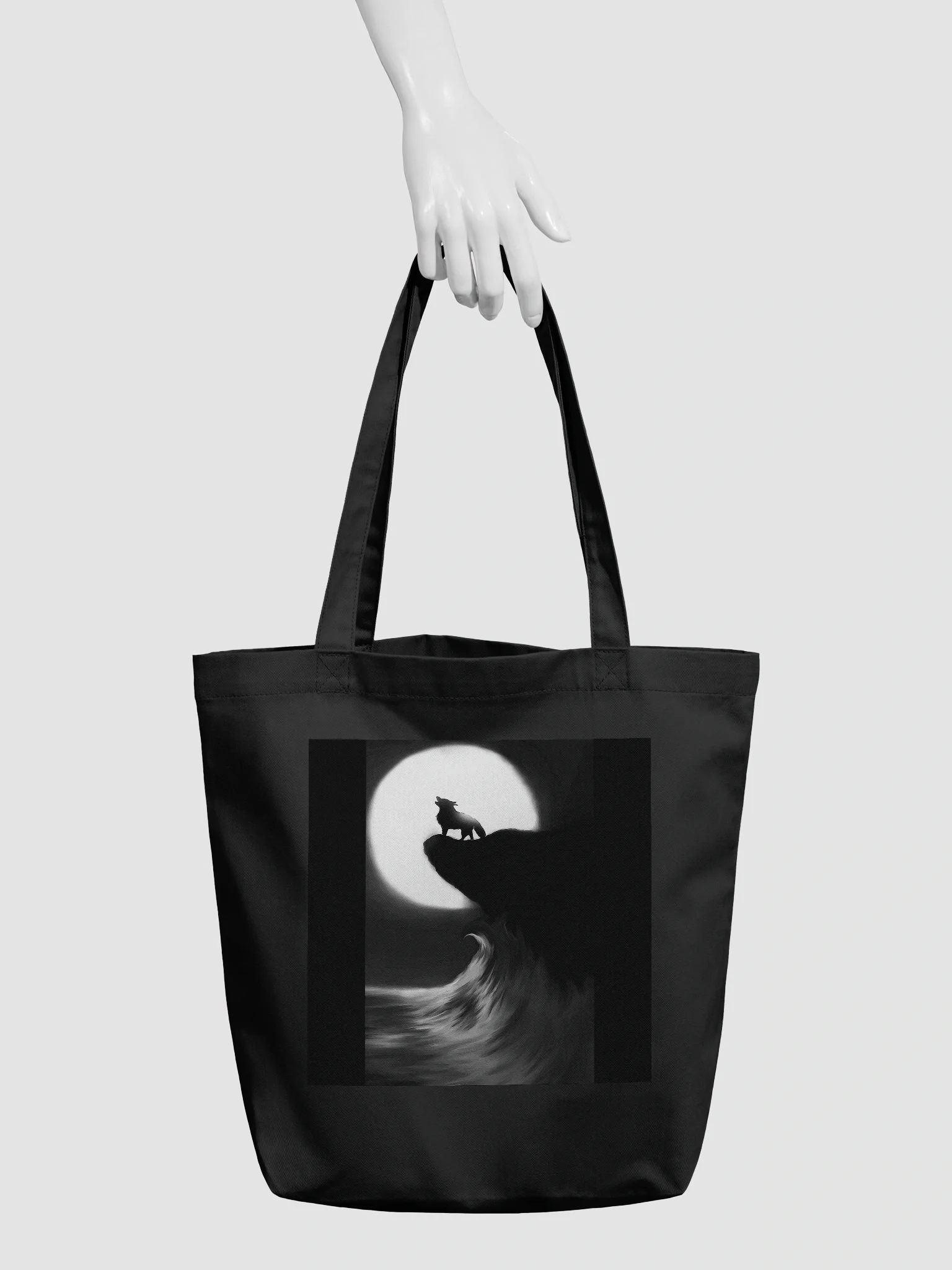 Lunar Howl Eco-Friendly Tote Bag product image (6)