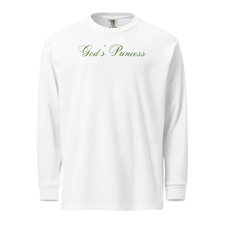 God's Princess (Dark Green Script) Long Sleeve product image (1)