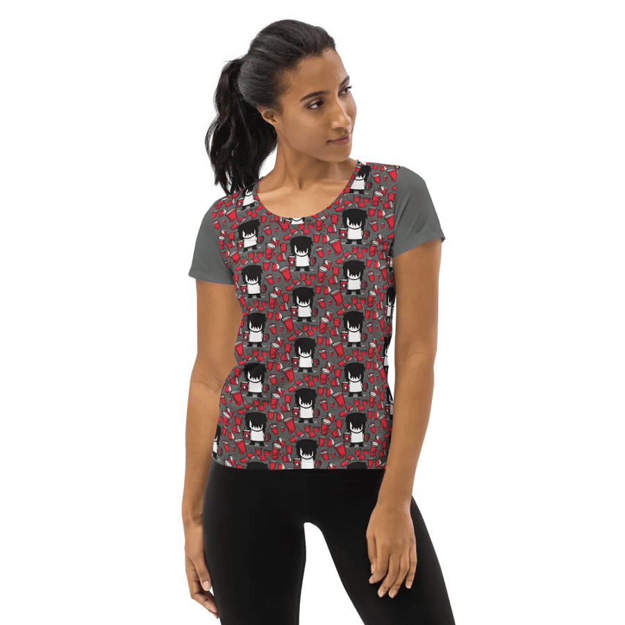 Cartoon Character All-Over Print Athletic Tee product image (1)
